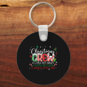 Porte-clés Christmas Crew A Little Bit Crazy A Little Bit Lou (Recto)