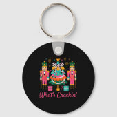 Porte-clés Christmas Crushing It Nutcracker - Funny Retro Ugl (Recto)