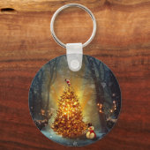 Porte-clés Christmas Forest. (Recto)