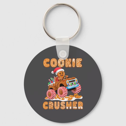 Porte-clés Christmas Gingerbread Pajamas Cookie Crusher Monst (Recto)