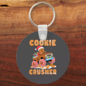 Porte-clés Christmas Gingerbread Pajamas Cookie Crusher Monst (Recto)