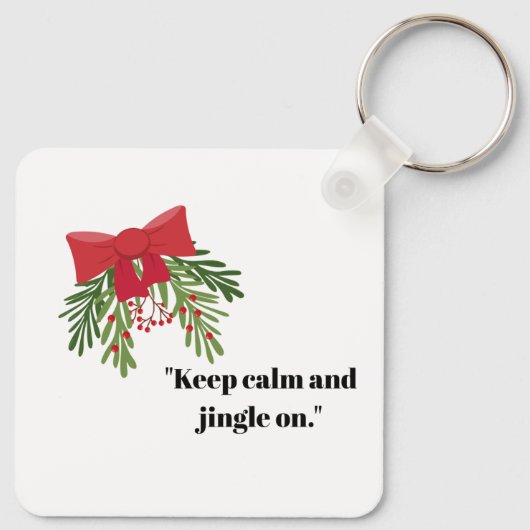 Porte-clés Christmas Greeting (Dos)