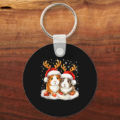 Porte-clés Christmas Guinea G Reindeer Xmas  (Recto)