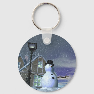 Porte-clés Christmas House Keychain