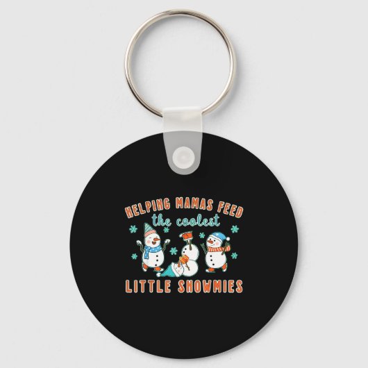 Porte-clés Christmas Lactation Consultant Lactation Nurse Lac (Recto)