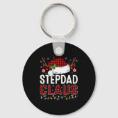 Porte-clés Christmas Lights Stepdad Claus Family Matching Xma (Recto)