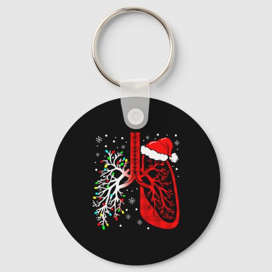Porte-clés Christmas Lung Lights Resratory Therast Holiday  (Recto)