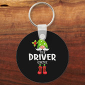 Porte-clés Christmas Matching Family The Driver Gnome (Recto)
