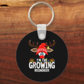 Porte-clés Christmas Matching I'm The Growing Reindeer  (Recto)