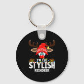 Porte-clés Christmas Matching I'm The Stylish Reindeer  (Recto)
