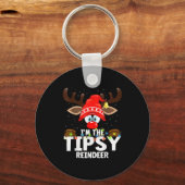 Porte-clés Christmas Matching I'm The Tipsy Reindeer (Recto)
