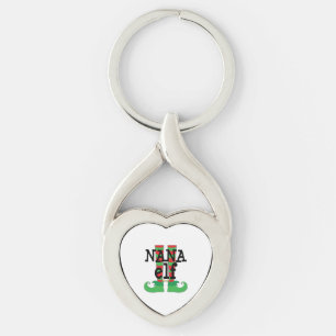 Porte-clés Christmas Nana Elf