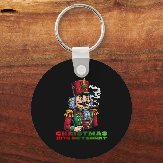 Porte-clés Christmas Nutcracker Christmas Hits Different  (Recto)