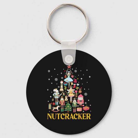 Porte-clés Christmas Nutcracker Squad Ballet Dance Women Kid (Recto)