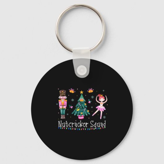 Porte-clés Christmas Nutcracker Squad Ballet Dance Women Kids (Recto)