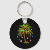 Porte-clés Christmas Palm Tree Light Hawaiian Trocal Xmas (Recto)