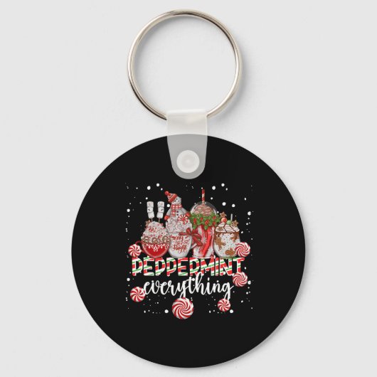 Porte-clés Christmas Peppermint Everything Coffee Chocolate M (Recto)