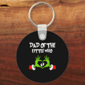 Porte-clés Christmas Pregnancy Announcement Funny Dad Of The  (Recto)