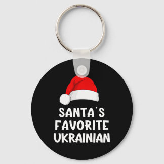 Porte-clés Christmas Santa's Favorite Ukrainian Funny Pajama 