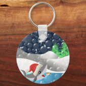 Porte-clés Christmas Shark (Recto)