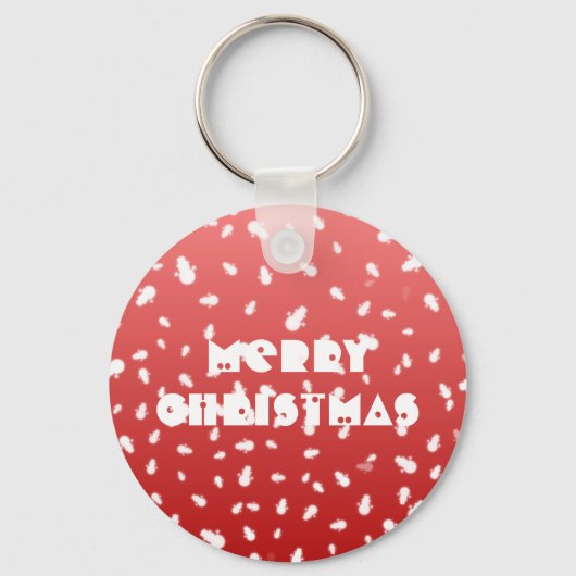 Porte-clés Christmas Snowman (Recto)