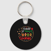 Porte-clés Christmas Teacher Of Smart Cookies Funny Cute Ging (Recto)