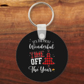 Porte-clés Christmas Trees It's The Most Wonderful Time Off T (Recto)