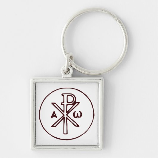 Porte-clés Christogramme sacré Chi-Rho Beaux-Arts (Devant)