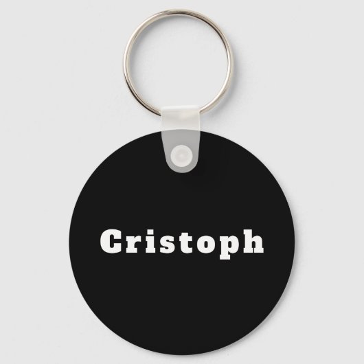 Porte-clés Christophe (Recto)