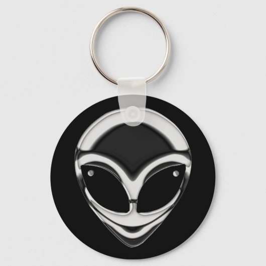 PORTE-CLÉS CHROME ALIEN HEAD (Recto)