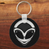 PORTE-CLÉS CHROME ALIEN HEAD (Recto)