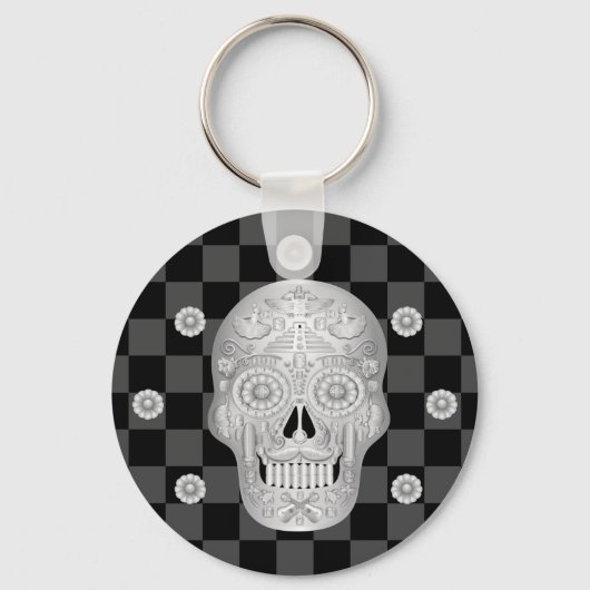 Porte-clés Chrome Calavera Watch (Recto)