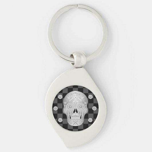 Porte-clés Chrome Calavera Watch (Devant)