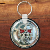 PORTE-CLÉS CHROME SKULL (Recto)