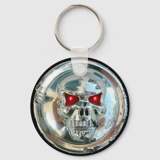 PORTE-CLÉS CHROME SKULL (Recto)