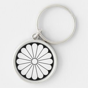 Porte-clés Chrysanthème à seize pétales