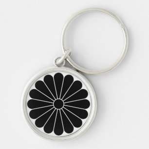Porte-clés Chrysanthème à seize pétales