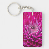 Porte-clés Chrysanthème Rose Foncé (Devant)