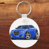 Porte-clés Chrysler 300 Blue Car (Recto)