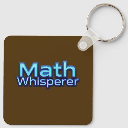 Porte-clés Chuchoteur de Maths (Dos)