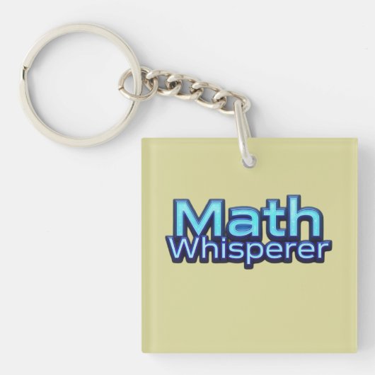 Porte-clés Chuchoteur de Maths (Devant)