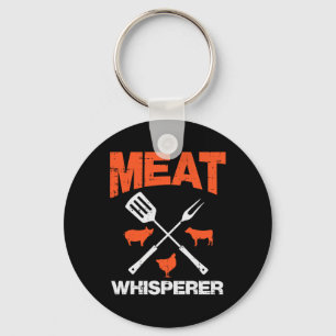 Porte-clés Chuchoteur de Viande Drôle Barbecue Grill Bbq Gril