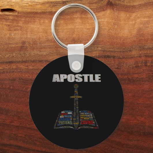 Porte-clés Church Minister Word Cloud Astle Pastor Appreciati (Recto)