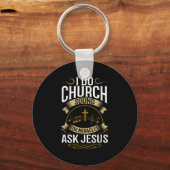 Porte-clés Church Sound Engineer O System Music Christian (Recto)