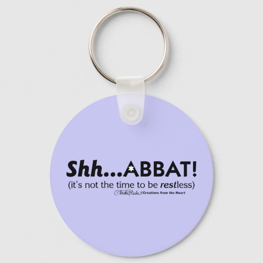 Porte-clés Chut...abbat ! (Recto)
