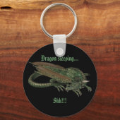 Porte-clés Chut ! ! !, Dragon qui dort... (Recto)