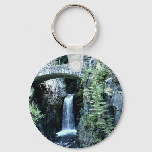 Porte-clés Chute d'eau par pont (Recto)