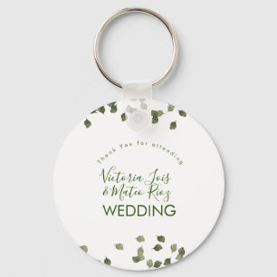 Porte-clés Chute Feuille Automne Végétation Merci