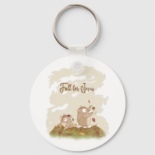 Porte-clés Chute pour le Porte - clé Jésus (Recto)