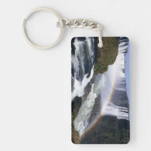 Porte-clés Chutes d'Iguassu, État du Paraná, Brésil. Vue aéri